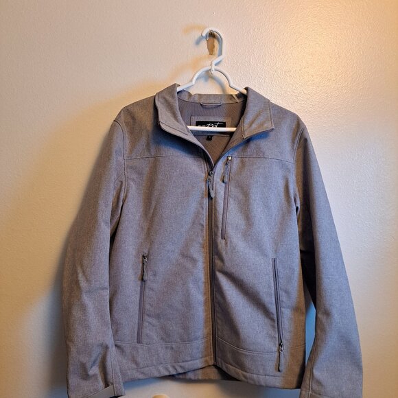 Black Rivet Other - Black Rivet Soft Shell Jacket Front Full Zip Men's Small